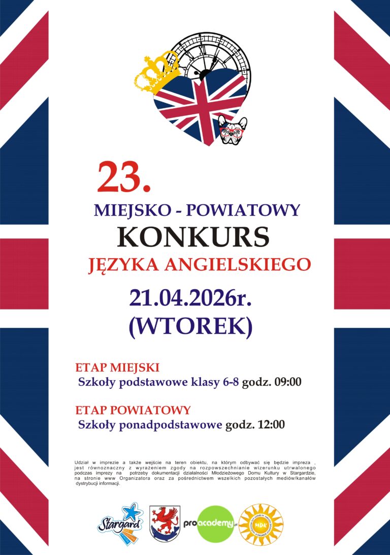Konkurs JĘZYK ANGIELSKI