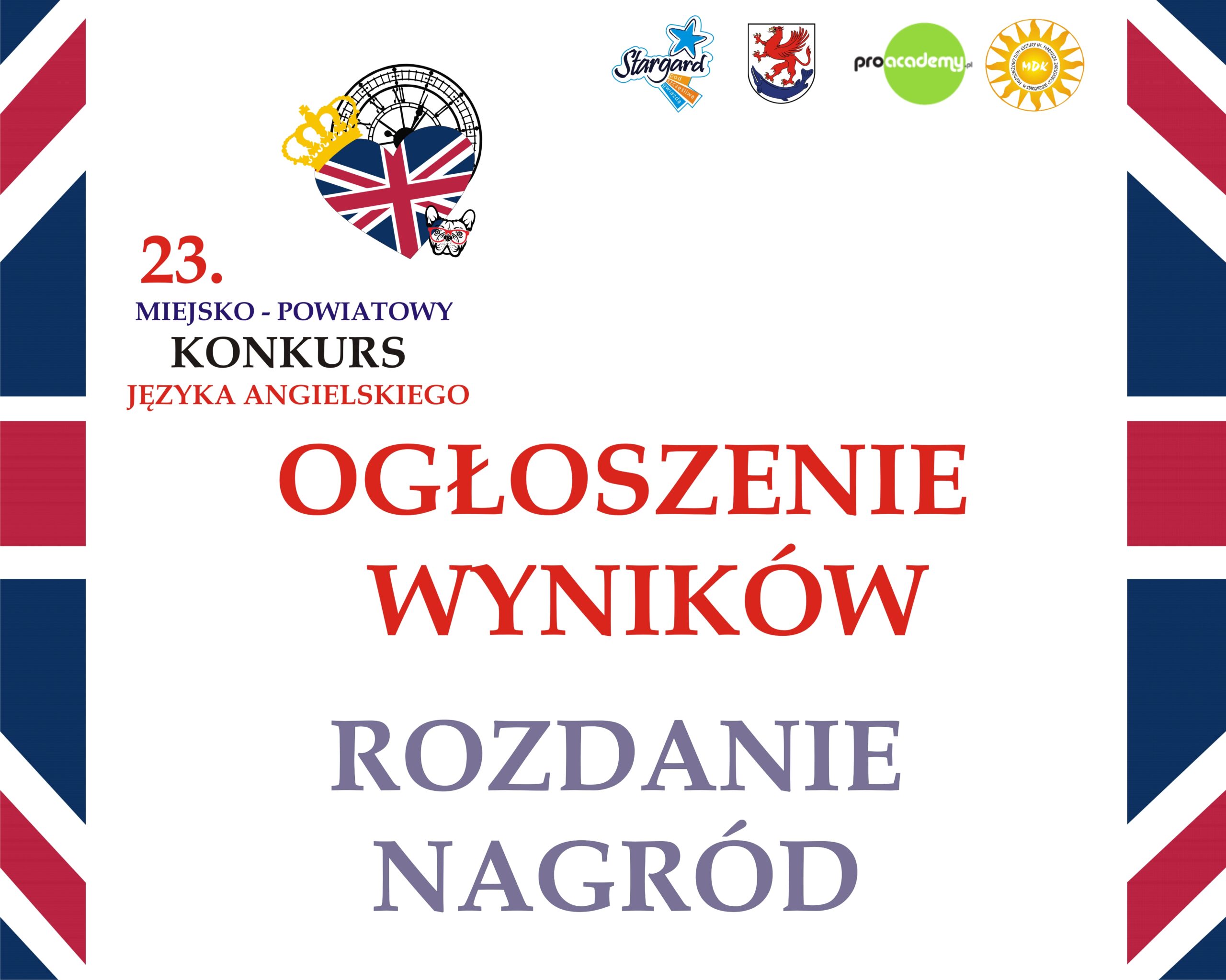 WYNIKI Konkurs Języka Angielskiego